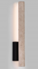 Kinkiet Loft 6W Czarny Maxlight W0477 naturalny kamień